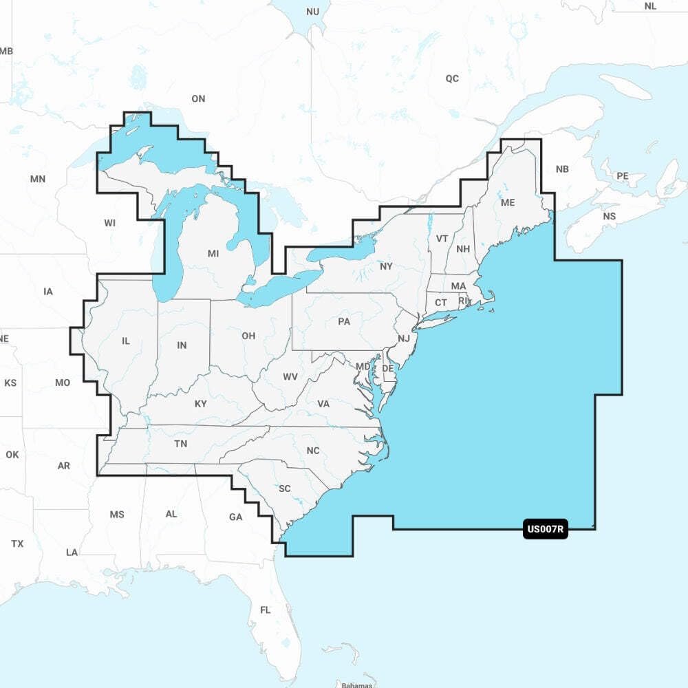 Garmin 010-C1291-20 Navionics+ U.S. East Marine Charts – microSD/SD Cartography with Daily Updates and Auto Guidance+