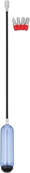 Performance Tool W1187 Carburetor Adjuster Tool – Flexible Shaft Screwdriver with Multi-Bit Storage for GM and Chrysler Engines