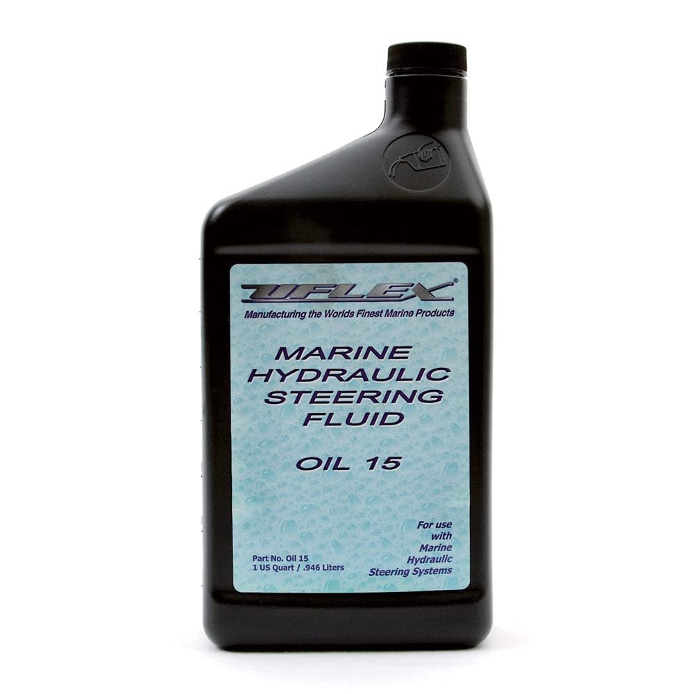 Uflex OIL15 Hydraulic Steering Oil – 1 Quart Marine Hydraulic Fluid for Steering and Control Systems
