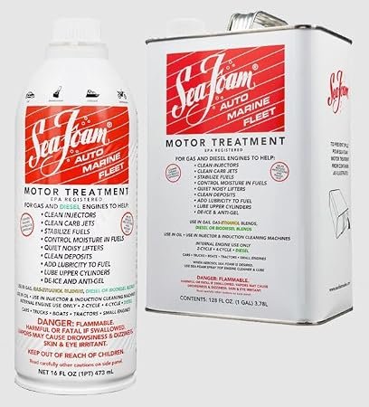 Sea Foam SF20 Motor Treatment – 20oz Fuel System and Engine Cleaner for Gasoline and Diesel Engines