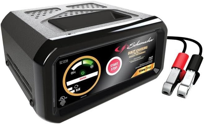 Schumacher SC1339 Battery Charger – 10A Automatic Charger with 2A Maintain Mode for 6V and 12V Batteries - Image 2