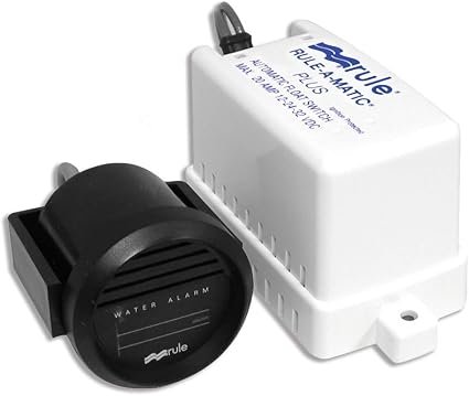 Rule 33ALA High Water Bilge Alarm – 12V Marine Audible Warning System with 102 dB Alert Output