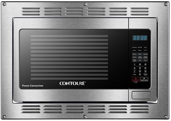 Contoure RV200SCON 1.1 Cu Ft Stainless Steel Built-In Convection Microwave – RV Oven with Trim Kit Compatibility - Image 2