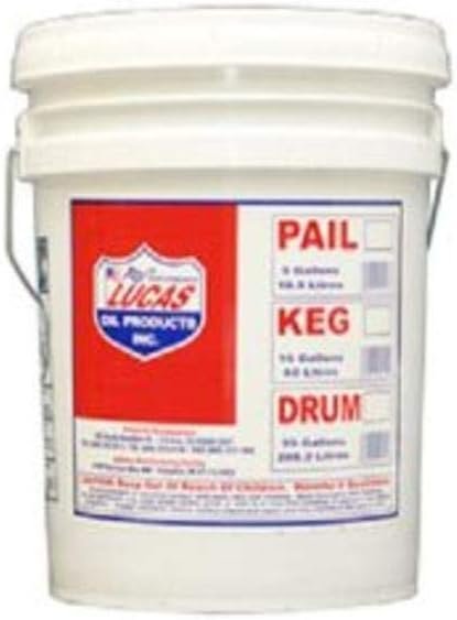Lucas Oil 10080 Fuel Treatment – 5 Gallon Bulk Fuel System Additive for Gasoline and Diesel Equipment
