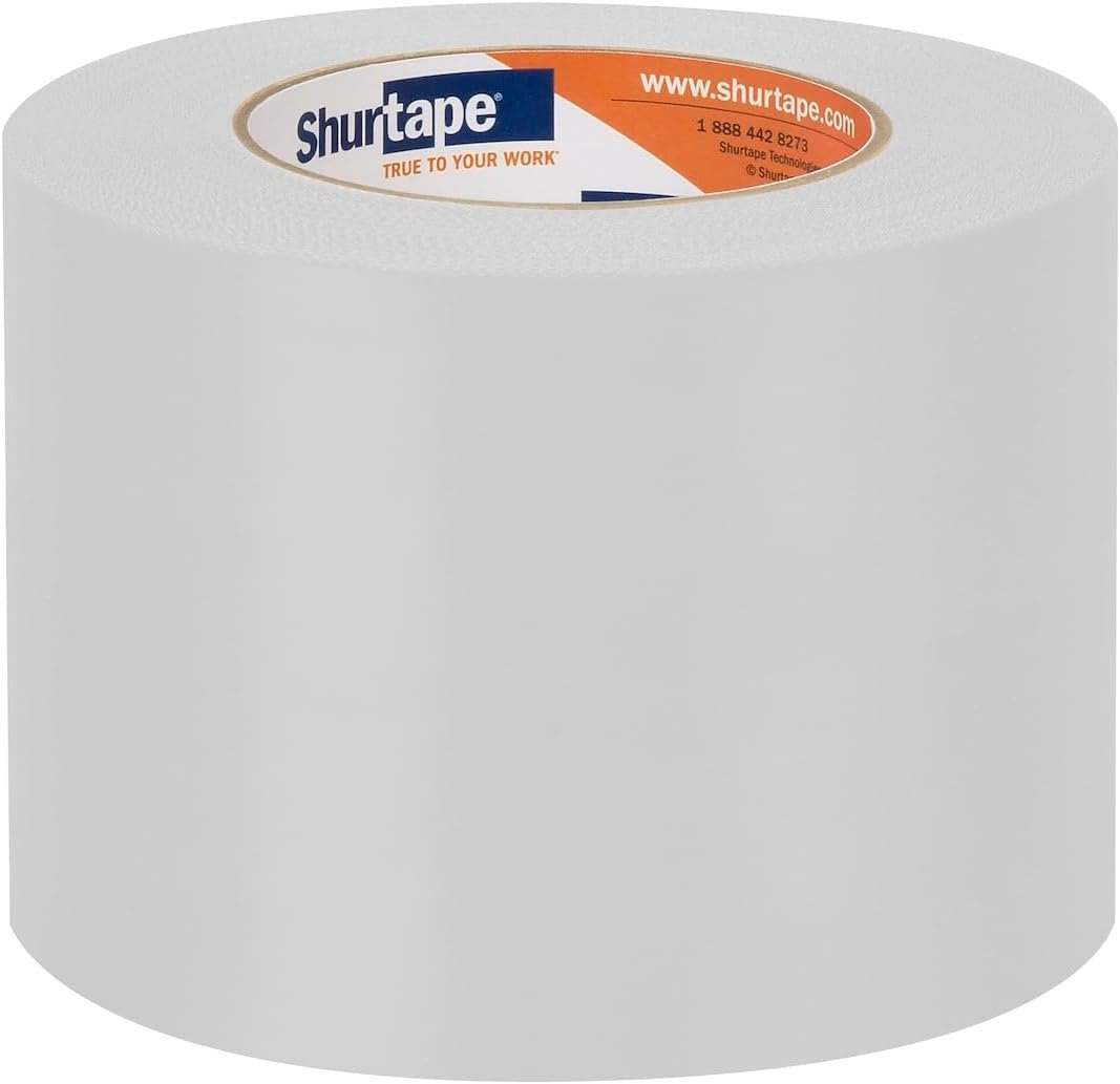 Shurtape PE 900 SRW 105737 Marine Heat Shrink Tape – 96mm x 55m UV-Resistant Polyethylene Film, 9 Mil White Tape Case of 12 Rolls