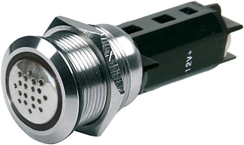 BEP Warning Light and Buzzer Assembly – 12V DC Red Indicator with Audible Alarm – Marine Monitoring Device