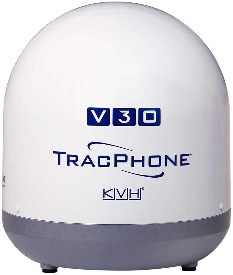 KVH Industries 1043201 TracPhone V30 – Compact Ku-Band V-SAT Maritime Communications System