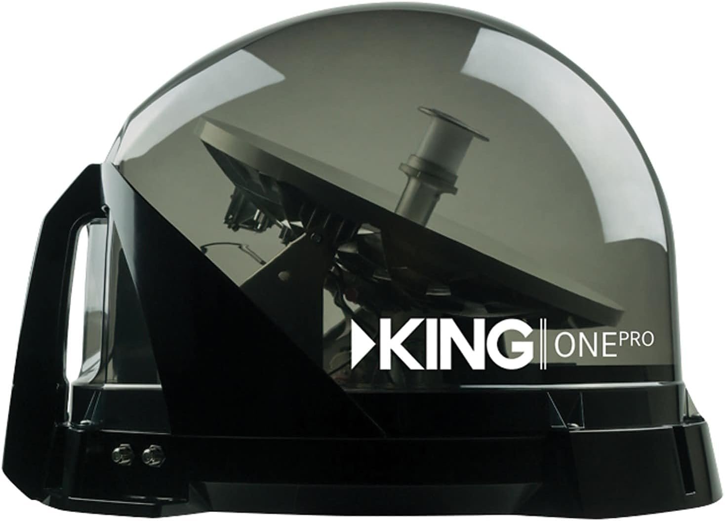 KING KOP4800 One Pro Premium Portable Satellite Antenna – 8 lb Automatic TV System, Roof-Mount Ready, Multi-Provider Support