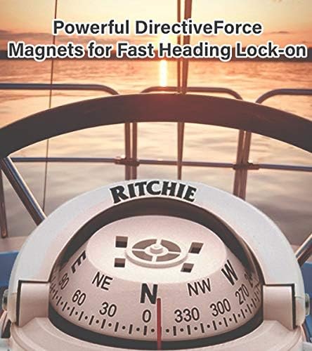 Ritchie Navigation S53W Surface Mount Compass – 2.75in White Dial with Flush Surface Installation - Image 4