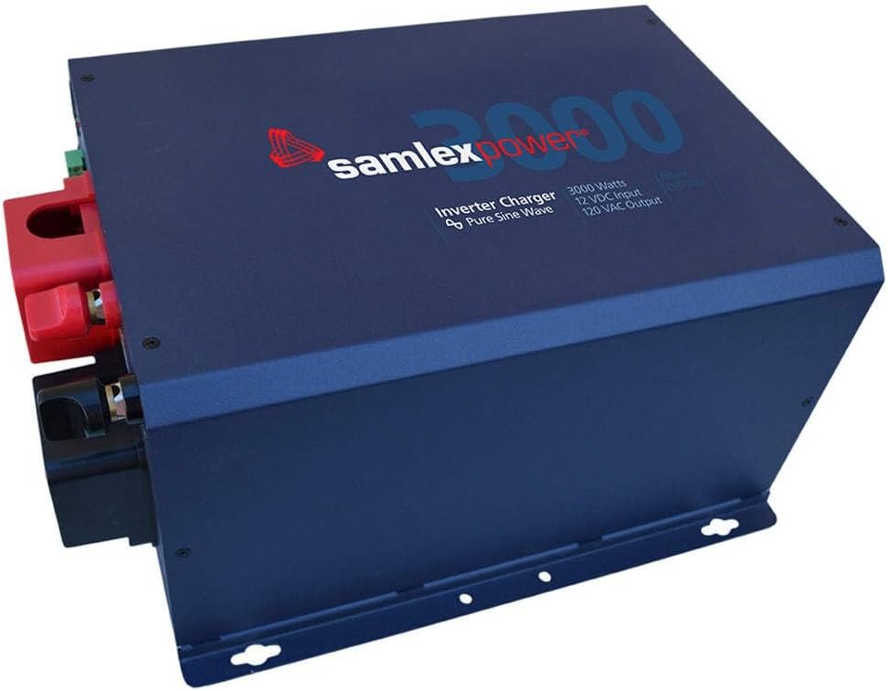 Samlex EVO-3012 Inverter Charger – 3000W Pure Sine Wave Inverter with 130A Battery Charger and Transfer Switch
