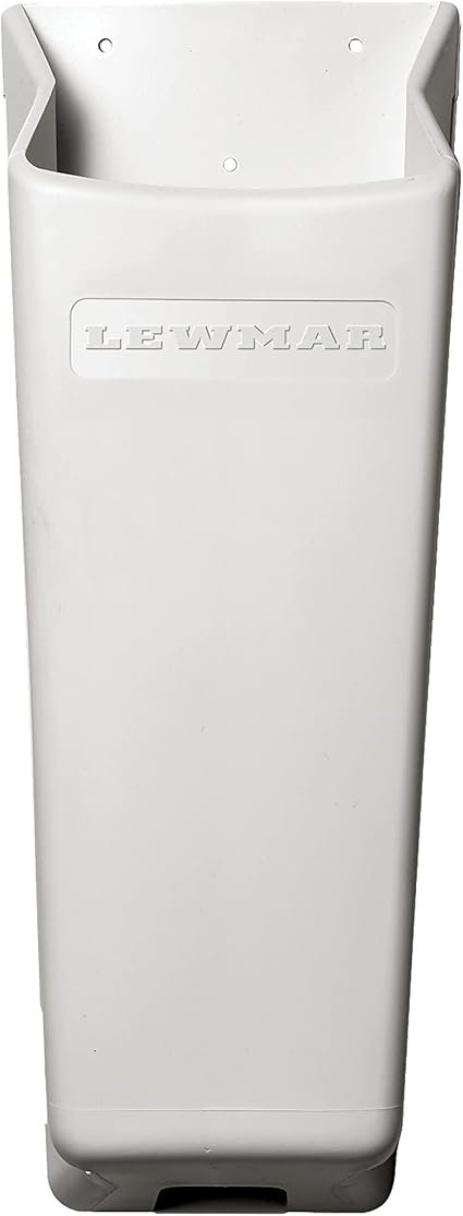 Lewmar 29140020 Winch Handle Pocket – Soft PVC White Storage Holder for 8in and 10in Winch Handles, UV Stabilized