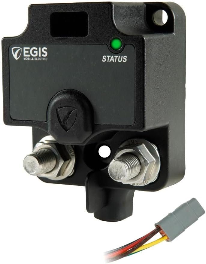 Egis Mobile 88101600 XD Series Single Flex 2 Relay ACR – 500A Continuous, IP67 Rated, Programmable