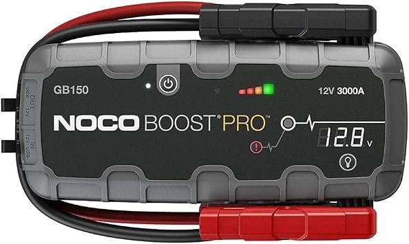 NOCO GB150 Boost PRO 4000A Jump Starter – 12V UltraSafe Lithium Booster for Gas Engines up to 10L and Diesel up to 6L