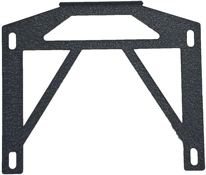 TrailFX G9028 License Plate Relocation Mount – Black Steel Bracket – Fits TrailFX JK Rear Bumpers