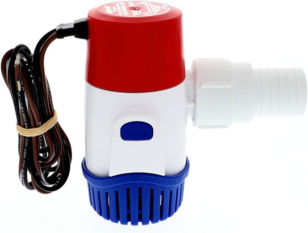 Rule 25SA Automatic Bilge Pump – 500 GPH 12V Marine Pump with Integrated Float Switch and Compact Design - Image 2
