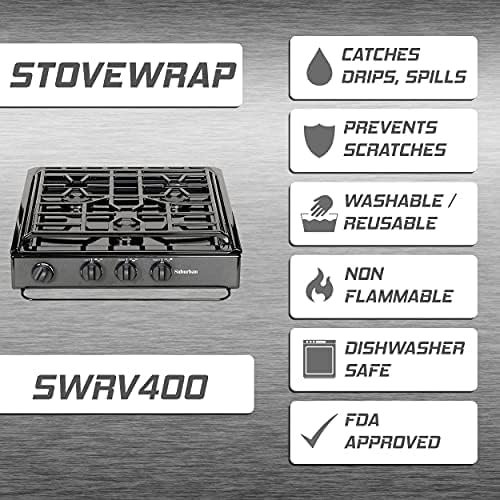 Stove Wrap SWRV400 Stove Top Protectors – Custom Fit Protection for Suburban RV Range and Cooktop Models - Image 2