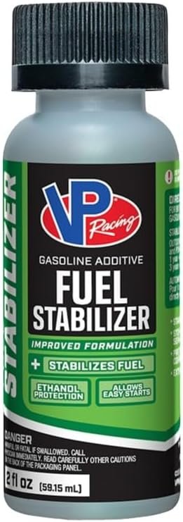 VP Racing Fuels 2812 Fuel Stabilizer with Ethanol Armor – 2 oz Gasoline Treatment for 2-Cycle and 4-Cycle Engines