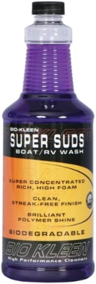 Bio-Kleen M01115 Super Suds RV Wash – 5 Gallon Concentrated Exterior Cleaner for RV and Marine Surfaces