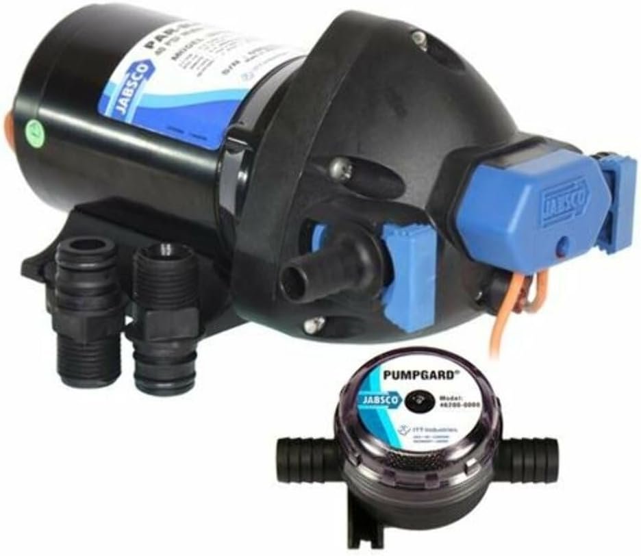 Jabsco 32600 Series Multi-Purpose Utility Pump – 12V DC – 3.5 GPM Self-Priming Marine Pump
