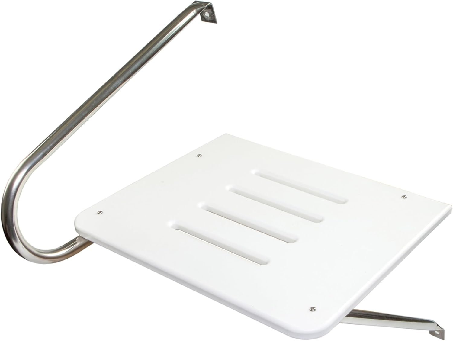 Whitecap 67900 White Poly Swim Platform Kit – Outboard Boat Boarding Platform with Non-Skid Marine Surface - Image 2