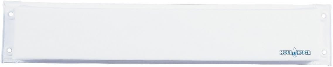 Airhead HHB24W Hull Hugr Dock Bumper – 24in White Boat Fender Cushion with Soft Foam Construction and Suction Mounts