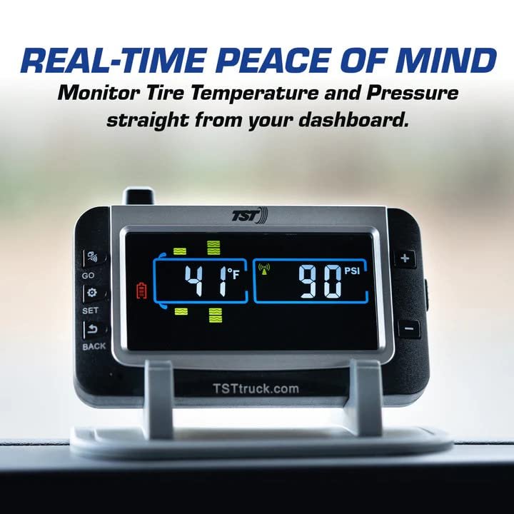 Truck System Technologies TST507RV2C 507 Series TPMS System – 2 Cap Sensors, 3.5in Color Display, Repeater Included for RVs and Trailers - Image 3