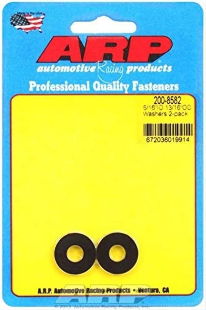 ARP 200-8582 Washers – 5/16 Inch ID x 13/16 Inch OD Hardened Performance Fastener Washers