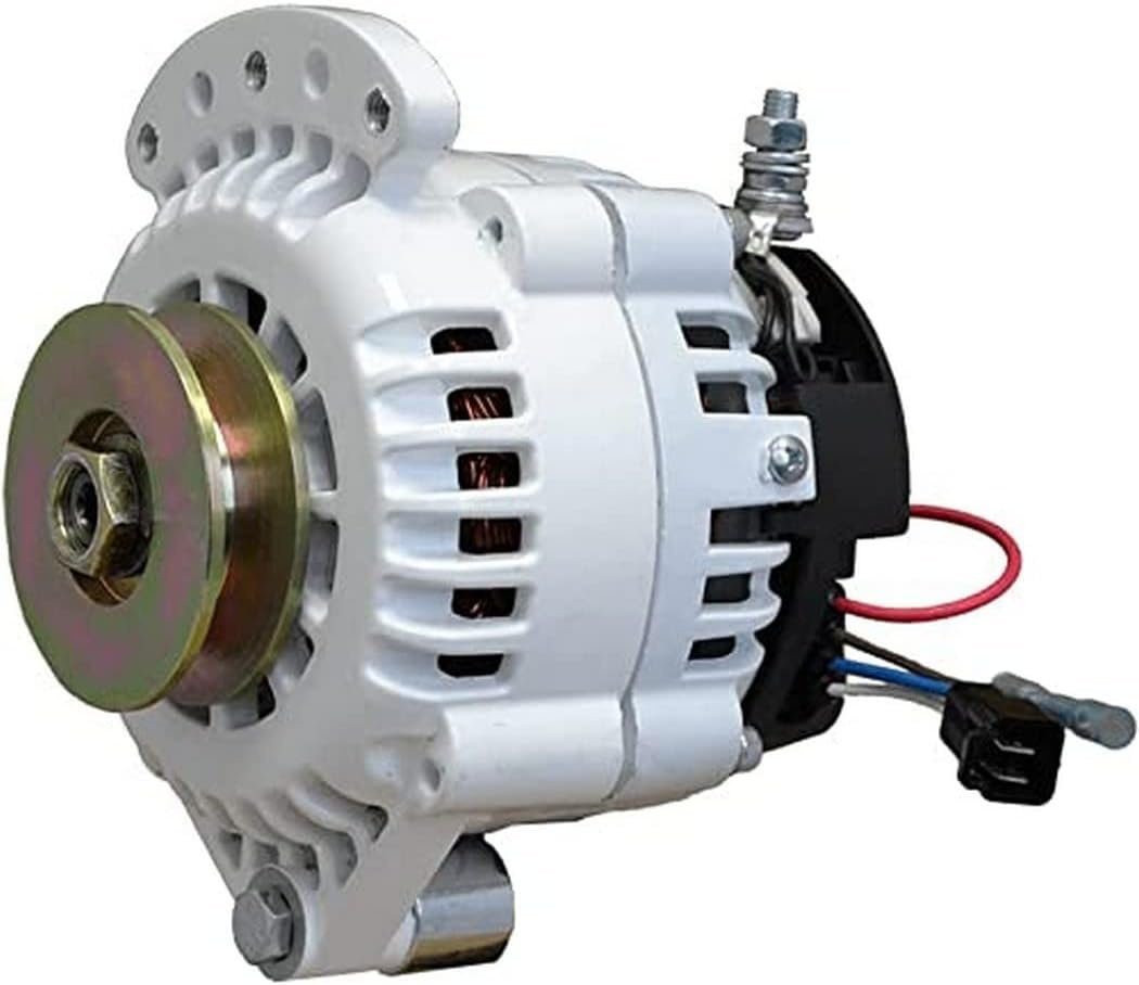 Balmar 621-100-SV 621 Series Alternator – 100A 12V Output, Single-Foot Mount, Single Vee Pulley Marine Charging