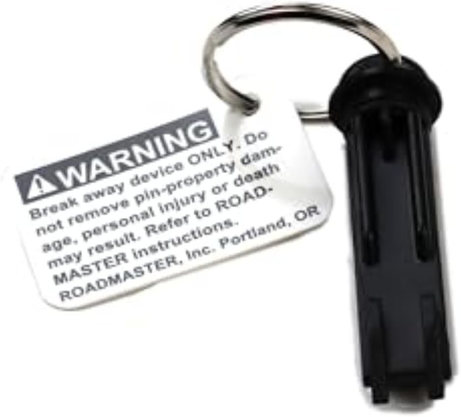Roadmaster 200200-20 Break Away Pin and Ring – Replacement Safety Activation Pin for BrakeMaster and Supplemental Braking Systems