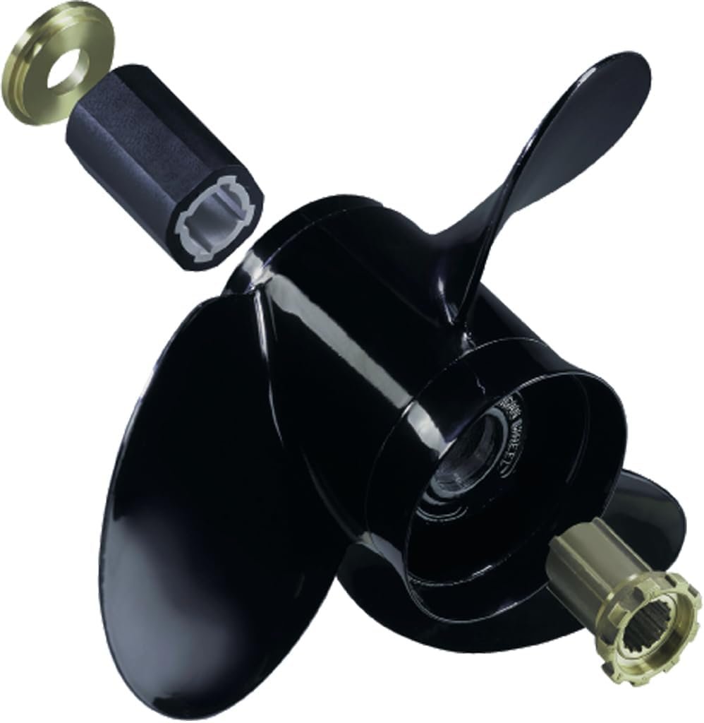 Michigan Wheel 992301 Vortex Aluminum Propeller – 11.75 x 13 Pitch, 3-Blade Marine Propeller, XHS Compatible