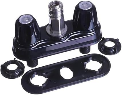 B&B Molders 94139 RV Faucet – 4in Center Faucet with 1/2in Quick Connect Plumbing System