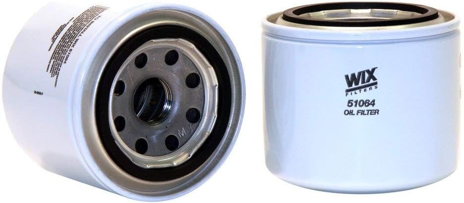 WIX 51064 Spin-On Lube Filter – Heavy-Duty Engine Oil Filter – Anti-Drainback Valve and Premium Filtration Media
