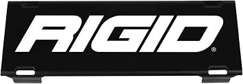 RIGID Industries 110913 10in E-SRS Black Cover – Snap-On Polycarbonate Protective Cover for 10in E-SRS Light Bars