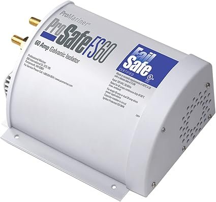ProMariner ProSafe 2 22074 Galvanic Isolator – 50/60 Amp Fail-Safe Shore Power Corrosion Protection