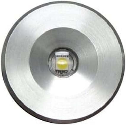 Lumitec Echo 112204 Recessed Marine Courtesy Light – Brushed Finish Blue LED Accent Light – Flush Mount Design