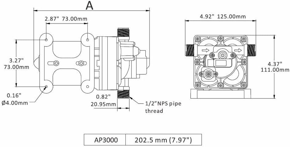 Aqua Pro 21849 Multi-Fixture Water Pump 6-Pack – 3.0 GPM 12V DC Self-Priming Pumps with 55 PSI Output - Image 2