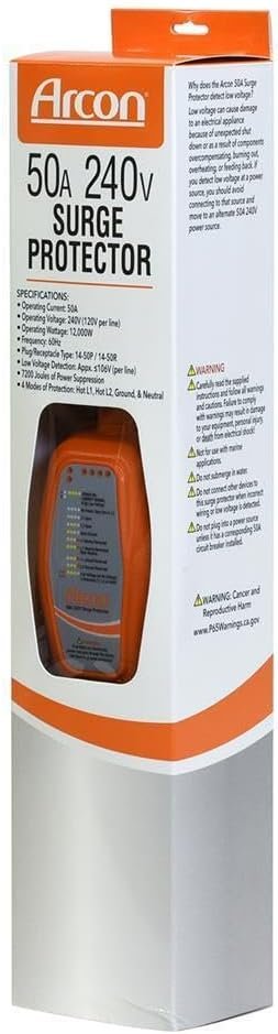 Arcon 19666 Surge Protector – 50 Amp 240V RV Surge Guard with Portable Weather-Resistant Design - Image 4