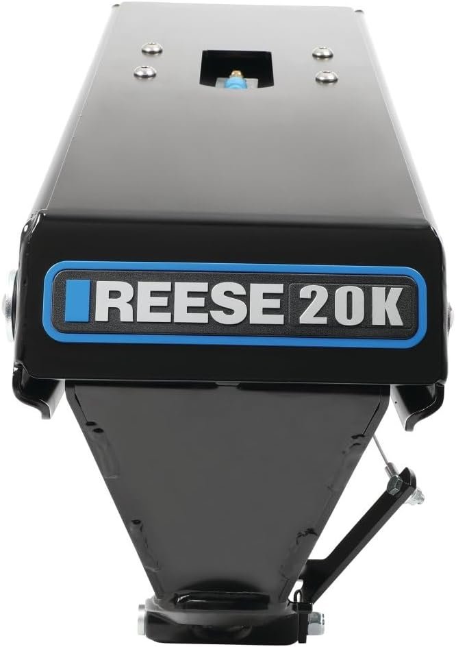 Reese 94716 Goose Box 16K 5th Wheel Pin Box – Gooseneck Ball Connection with Integrated Air Ride Design - Image 2