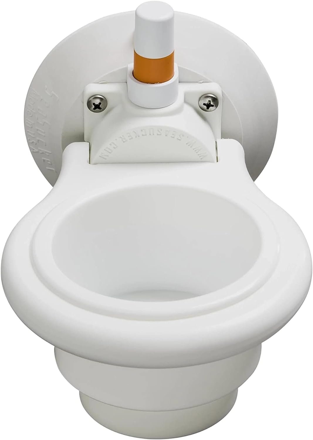 SeaSucker MC5314W Vertical Cup Holder – White Vacuum-Mount Single Beverage Holder for Marine and Vehicle Use - Image 2