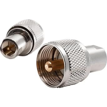 KJM FMEPL2591 Antenna Adapter – FME Female to PL-259 Connector for Marine Radio and Coax Installations