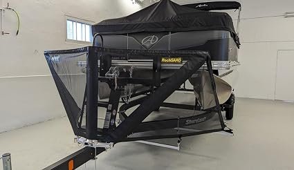 RockGard 748666 Pontoon RockGard Shield – Trailer-Mounted Debris Protection System for Pontoon Boats