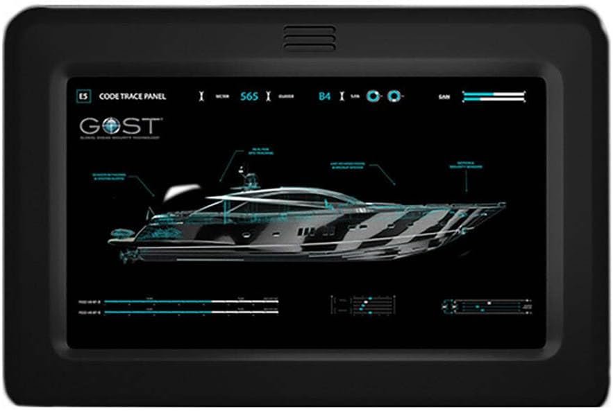 GOST PTSK5BLACK Apparition Interactive Touch Screen – Black Security Control Interface for GOST Monitoring Systems