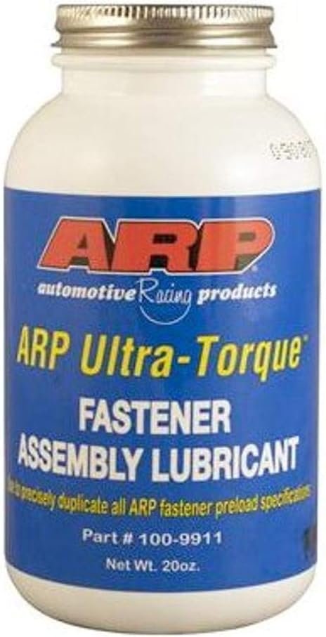 ARP 100-9911 Ultra-Torque Assembly Lubricant – 20 oz Brush-Top Container for Fastener Installation and Torque Accuracy