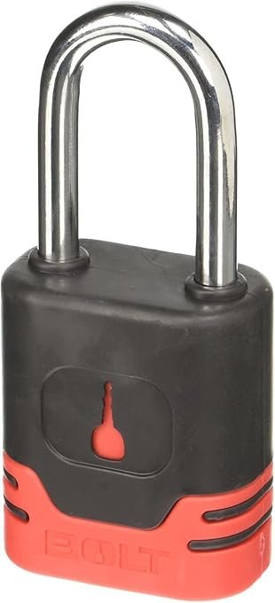 BOLT 7018518 GM Late Model Padlock – 2in Chrome-Plated Steel Shackle – Fits 2005-2021 Chevrolet, GMC, Buick & Cadillac Keys