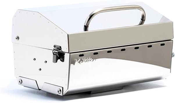 Camco Marine 58140 Stow N Go 125 Compact Gas Grill – Portable Marine and RV Grill