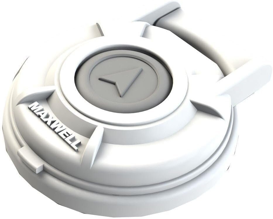 Maxwell Compact Covered Footswitch White – Marine Windlass Foot Control with Protective Weather Cover