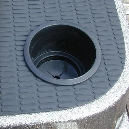 T-H Marine LCH1DP Large Recessed Cup Holder – Black Marine Drink Holder – Durable Plastic Construction - Image 3