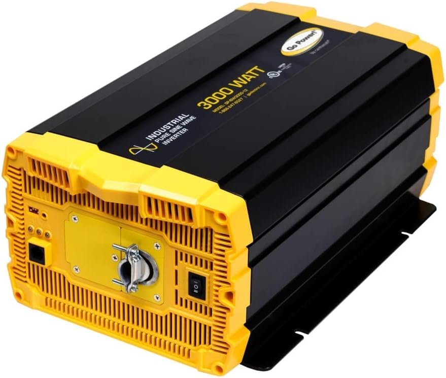 Go Power 78157 GP-ISW3000-12 Pure Sine Wave Inverter – 3000W Continuous Output for 12V Battery Systems - Image 5