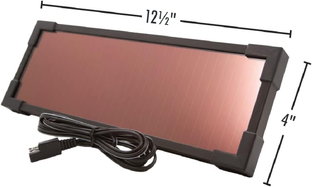 WirthCo 23144 Amorphous Solar Kit – 9 Watt Portable Battery Charging Panel for RV, Marine, and Utility Applications - Image 2