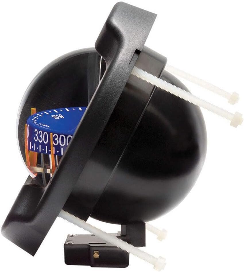 Ritchie SSPR-2 Sport Compass – Bulkhead Mount Marine Compass with 3.75 Inch CombiDial and Black Finish - Image 2